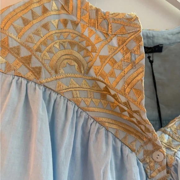 NEW Greek Archaic Kori Mao Collar Long Sleeve Shirt - Picture 10 of 14